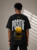 T-shirt « Reste Positif » Noir